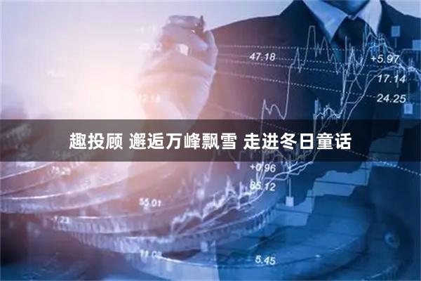 趣投顾 邂逅万峰飘雪 走进冬日童话